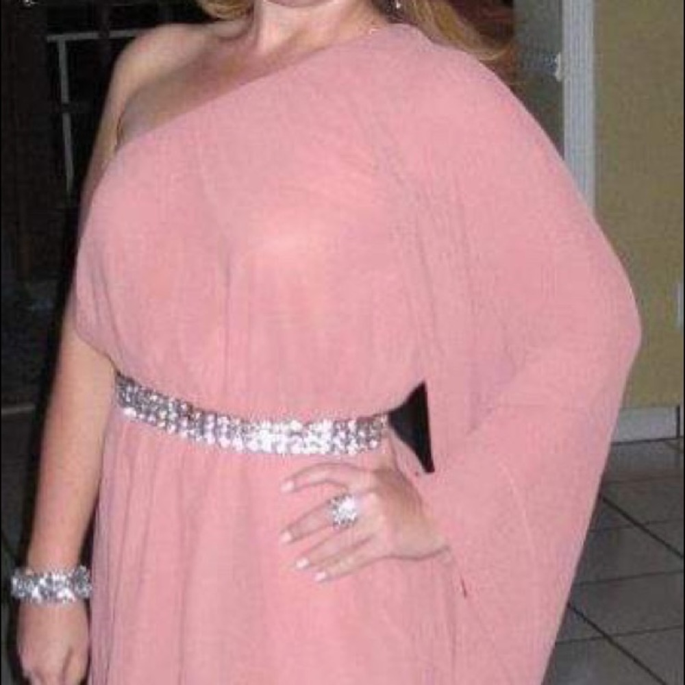 One-Shoulder Mini-Dress - Picture 3 of 4